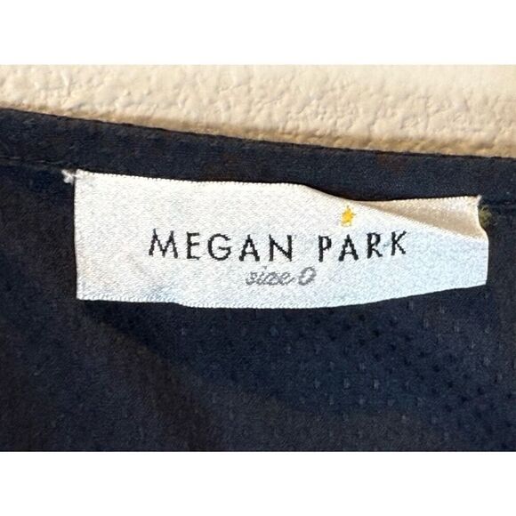 NWOT Megan Park Mid-Length Floral Embroidered Tie Waist Dress  Women's 0 - Picture 7 of 13